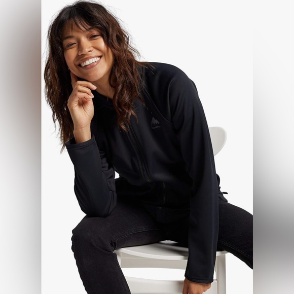 BURTON Black Crown Weatherproof Track Jacket - Picture 2 of 7